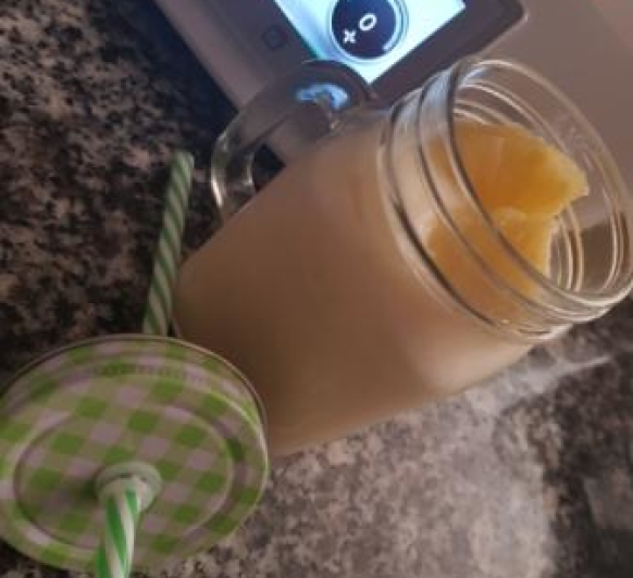 Sorbete de piña colada con Thermomix®
