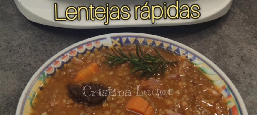 Video receta de Lentejas rápidas en Thermomix Málaga