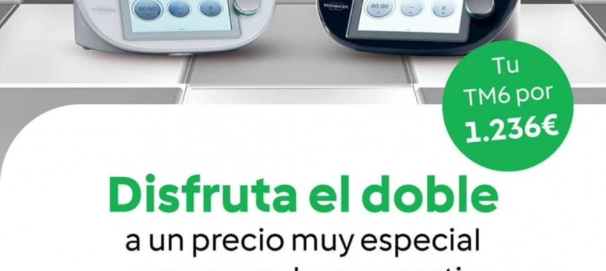 THERMOMIX POR 1236 + 2 VASO GRATIS HASTA MAÑANA