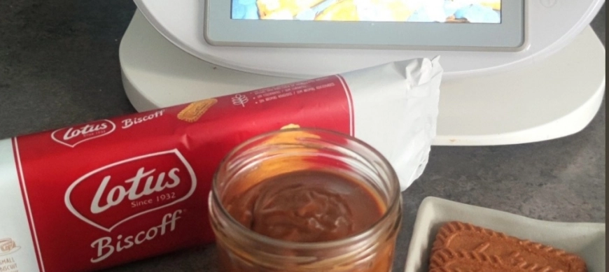 Crema de galletas Lotus Thermomix sencilla en Thermomix, Málaga