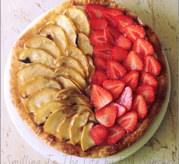 TARTA DE HOJALDRE Y FRUTAS DE TEMPORADA EN Thermomix® (SIN GLUTEN NI LACTEOS)