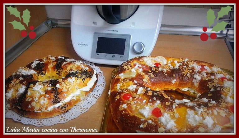 Receta de Roscón de Reyes con Thermomix® e elegir entre varios rellenos