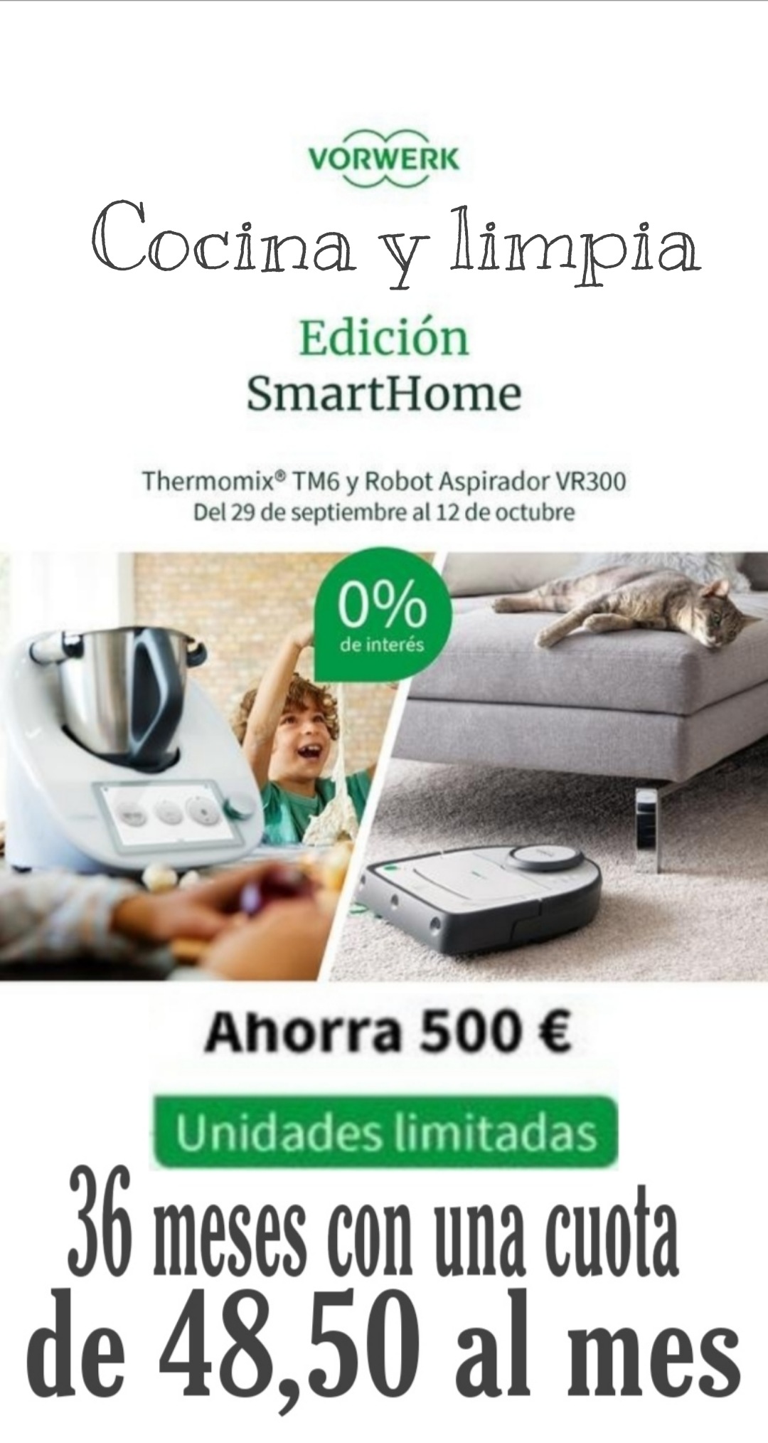 Quieres tener los dos productos estrellas de Vorwerk? - Noticias Blog -  Blog de CRISTINA LUQUE QUINTANA de Thermomix® Málaga