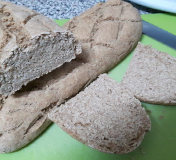 Pan de espelta y avena