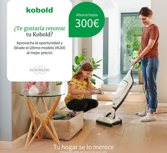 Soluciones Vorwerk para el hogar: Thermomix® y kobold hasta el 27 de Julio en condiciones exepcionales