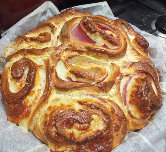 Estupendo rolls de jamon y queso