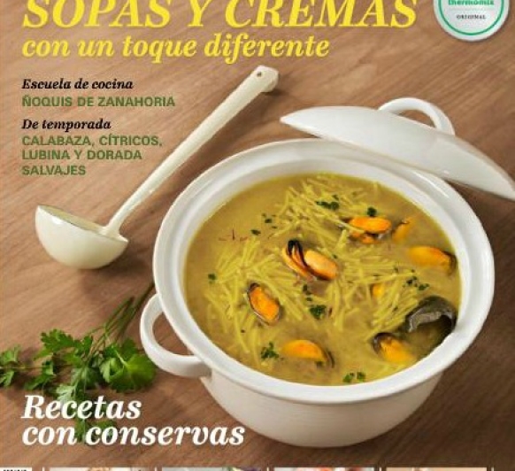 La revista Thermomix nos trae las mejores recetas de sopas y cremas con un toque diferente