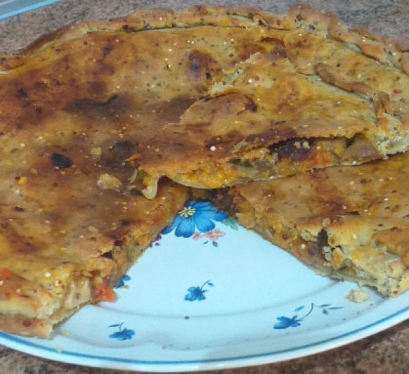 Empanada de trigo sarraceno con Thermomix®