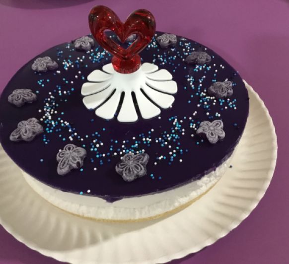 TARTA DE CARAMELOS VIOLETA