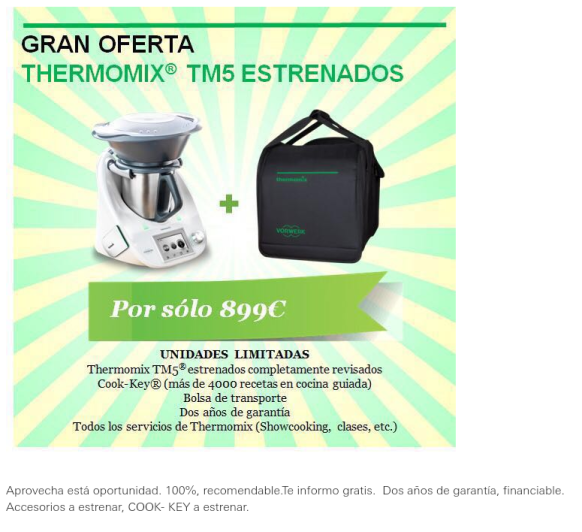 Thermomix® TM5 ''kilometro 0''