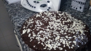Tarta de chocolate a las dos texturas con Thermomix®